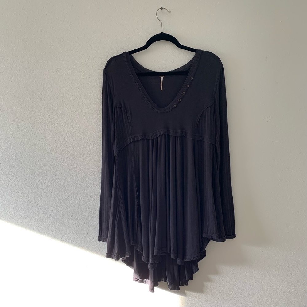 Free People Long Sleeve Flow Tunic